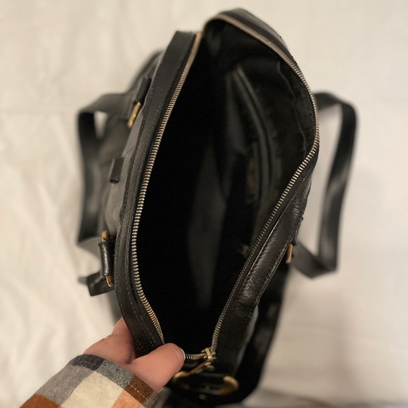 YSL Black Leather Tote - Picture 5 of 8